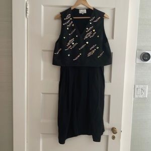 3.1 Phillip Lim Beaded Cocktail Dress Size 8